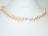 Enchanting Peach Baroque Pearl Necklace