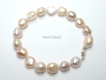 Enchanting Lavender Baroque Pearl Bracelet