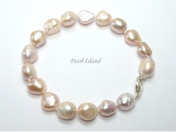 Enchanting Lavender Baroque Pearl Bracelet