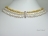 Trinity 3-Row Yellow & White Baroque Pearl Necklace