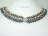 Trinity 3-Row Black G Baroque Pearl Necklace