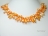 Vogue 2-Row Orange Blister Pearl Necklace