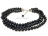 Prestige 3-Strand Peacock Black Freshwater Pearl Choker