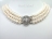 Prestige 3-Strand White Freshwater Pearl Necklace 16.5inch