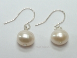 Prestige White Pearl Earrings 7-8mm