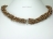 Miniature 6-Row Brown Baroque Pearl Necklace