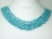 Miniature 6-Row Turquoise Baroque Pearl Necklace