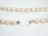 Petite White Freshwater Oval Pearl Necklace 7-8mm