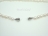 Petite White Oval Pearl Necklace 7-8mm with Magnetic Clasp