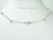 Petite White Freshwater Pearl Floating Necklace 7-8mm