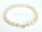 9ct Gold Petite White Oval Pearl Bracelet 7-8mm