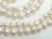 63 Inch White Baroque Pearl Rope Necklace 8-9mm