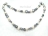 42 Inch Ardent Grey White Baroque Pearl Rope Necklace 
