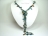 44 Inch Ardent Teal Green White Baroque & Blister Pearl Long Necklace