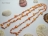 42 Inc Ardent Orange W Baroque & Blister Pearl Rope Necklace