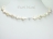 Enigma White Cross Pearl Necklace