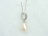 Chic White Drop Pearl Pendant 8x11mm