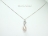 Lavender Drop Pearl Pendant 8x11mm