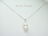 White Large Baroque Pearl Pendant 10x18mm