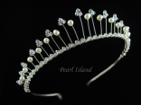 Elegance Freshwater Pearl Wedding Tiara