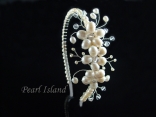 Countessa Freshwater Pearl Side Wedding Tiara