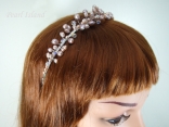 Lilac / Lavender Freshwater Pearl Tiara Style 1