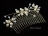 Stylish Freshwater Pearl Wedding Hair Comb (single)