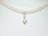 Little Princess White Oval Pearl Necklace 5x7mm