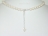 Little Princess White Oval Pearl Necklace 5x7mm