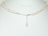 Little Princess White Oval Pearl Necklace 5x7mm