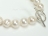 Personalised White Circlet Pearl Bracelet with T-bar Clasp