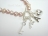 Personalised Lavender Baroque Pearl Necklace with T-bar Clasp