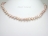 Personalised Lavender Baroque Pearl Necklace with T-bar Clasp