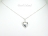 Sterling Silver Puffed Heart Pendant Necklace