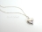 Sterling Silver Puffed Heart Pendant Necklace