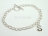 Sterling Silver Initial Freshwater Pearl Charm Bracelet