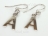 Sterling Silver Initial A Earring and Pendant Set