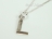 Sterling Silver Initial L Pendant Necklace