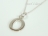 Sterling Silver Initial O Pendant Necklace