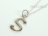 Sterling Silver Initial S Pendant Necklace