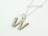 Sterling Silver Initial W Pendant Necklace