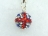 GB Union Jack Flag Crystal Clay Disco Ball Clip on Charm