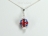 GB Union Jack Flag Crystal Clay Ball Pendant 