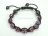 GB Union Jack Flag Crystal Clay Disco Ball Bracelet 