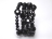 Black Faceted Chinese Crystal Bracelet