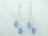 Something Blue Crystal Dangling Earrings