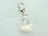 Clip on Charms - White Handbag Charm