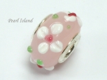 Murano Glass Bead_Pink 1