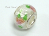 Murano Glass Bead_Silver