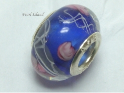 Murano Glass Bead_Blue 2